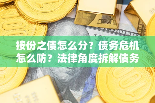 武汉按份之债怎么分？债务危机怎么防？法律角度拆解债务分配与风险自保指南