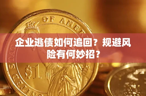武汉企业逃债如何追回？规避风险有何妙招？