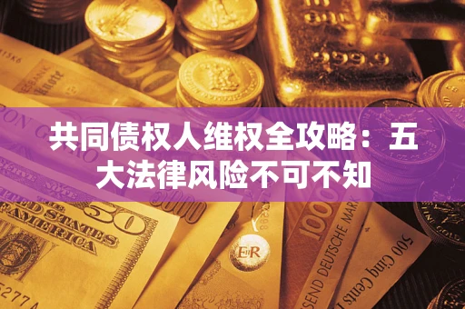武汉共同债权人维权全攻略：五大法律风险不可不知