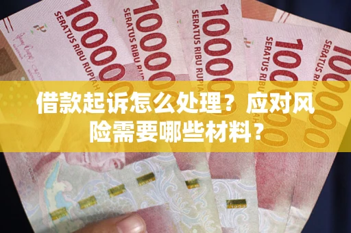 武汉借款起诉怎么处理？应对风险需要哪些材料？