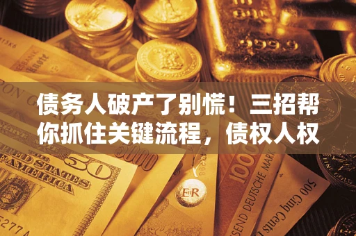 武汉债务人破产了别慌！三招帮你抓住关键流程，债权人权益不再缩水