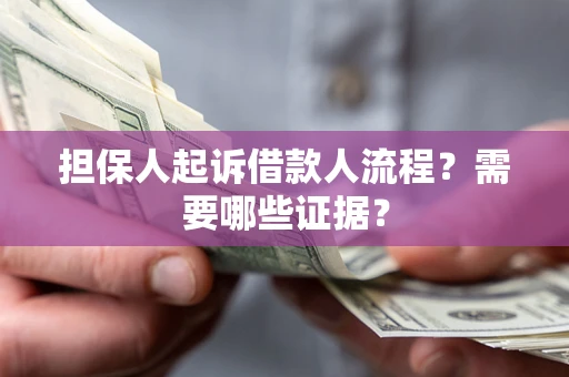 武汉担保人起诉借款人流程？需要哪些证据？