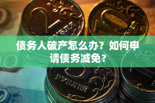 武汉债务人破产怎么办？如何申请债务减免？