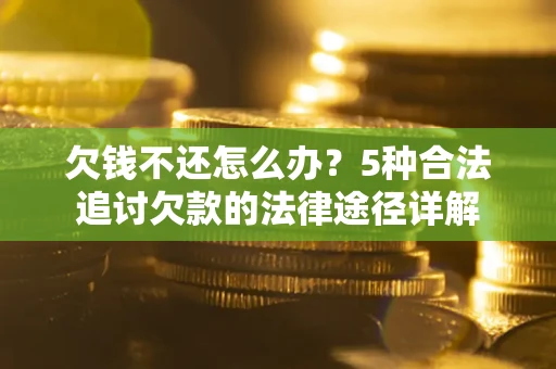 武汉欠钱不还怎么办？5种合法追讨欠款的法律途径详解